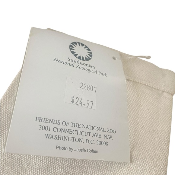 80s panda Washington DC National Zoo Cotton Wine tote Lot 1980s 11 Pieces Vtg - Picture 8 of 11